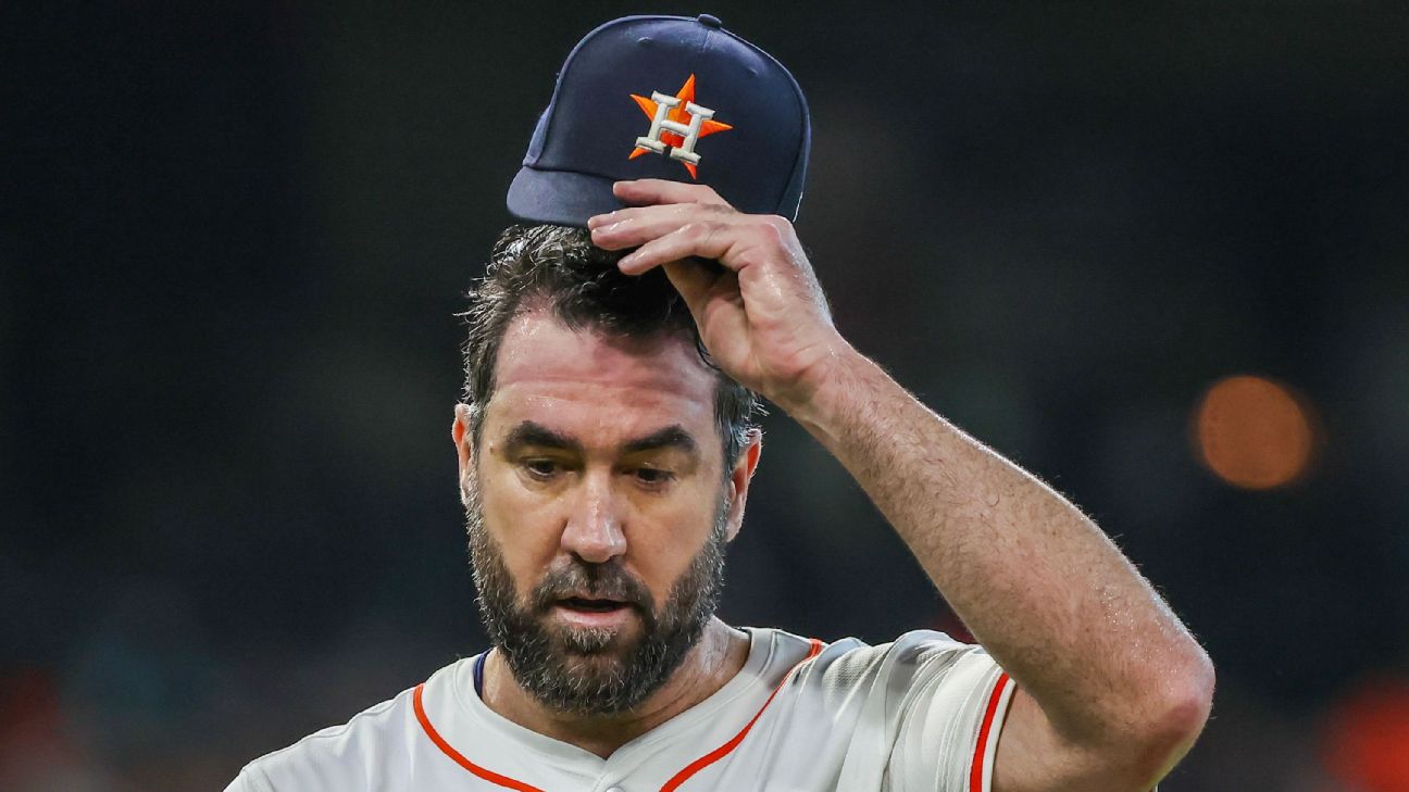 Astros' Verlander lasts 5 innings in first start since June - ABC13 Houston