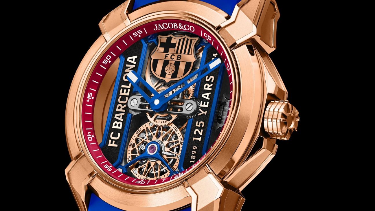 Jacob & Co. pays tribute to FC Barcelona with custom watch - ESPN