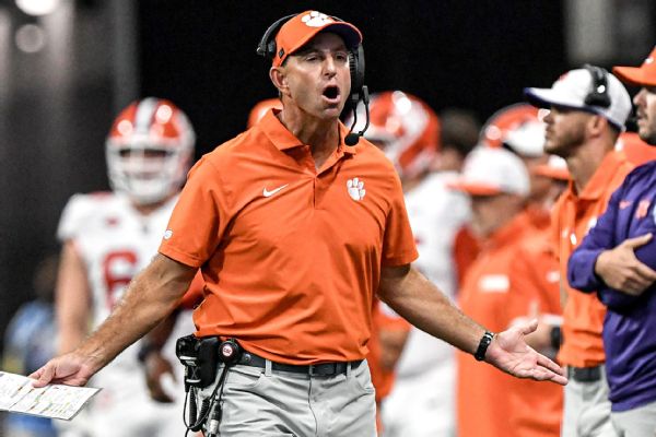 Clemson's Swinney says no word from NCAA on tampering allegations