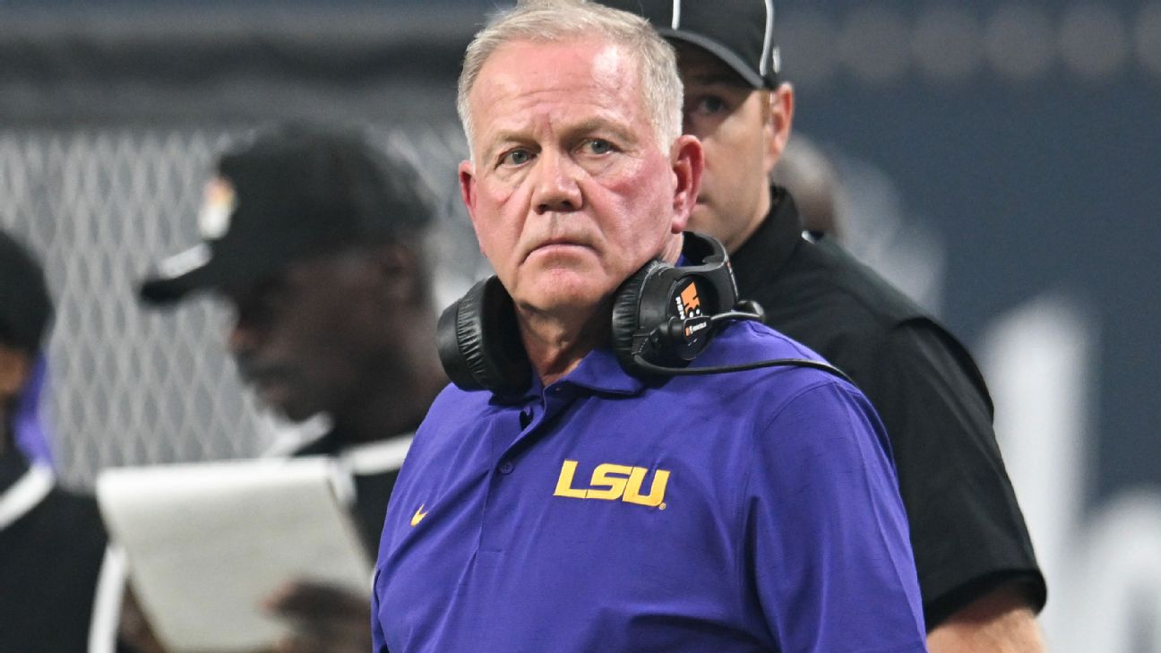 Brian Kelly critical after LSU Tigers' 'unacceptable' loss - ABC7 Los ...