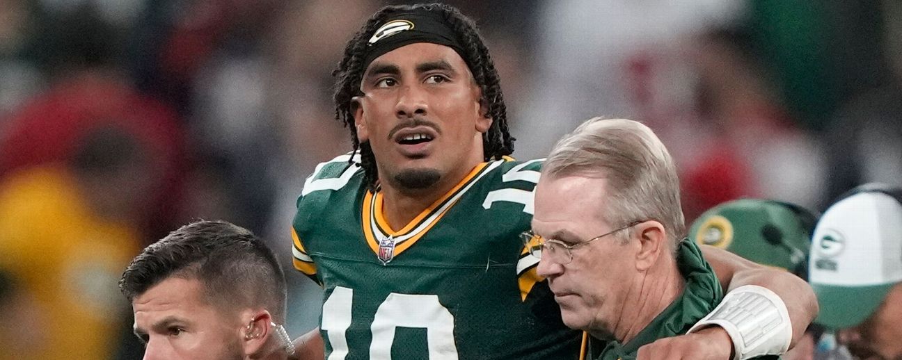 Sources - Packers QB Jordan Love believed to have sprained MCL - ESPN