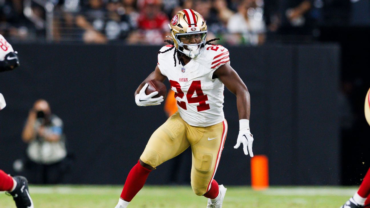 49ers RB Jordan Mason sprained his ACL