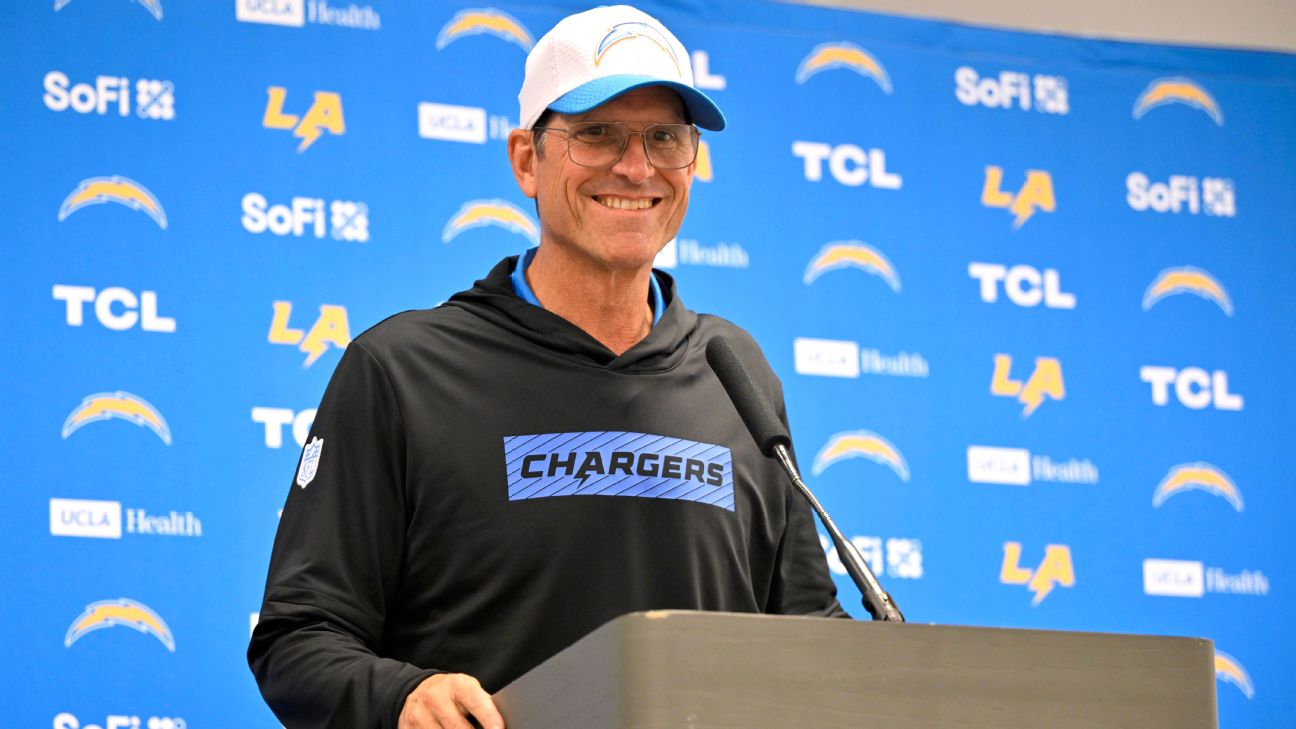 How Jim Harbaugh's coaching path began with 1-15 Panthers - ESPN