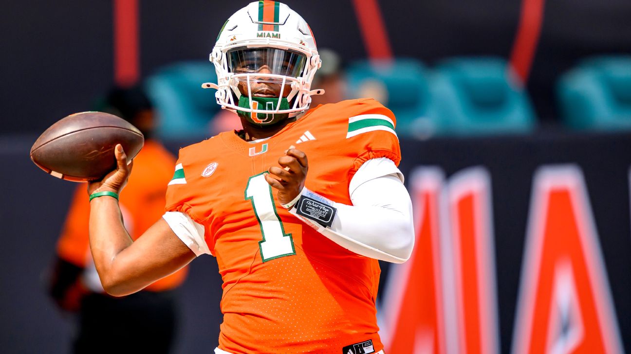 Miami moves to No. 5 in AP Top 25 poll; Notre Dame to No. 8 ABC7 Chicago