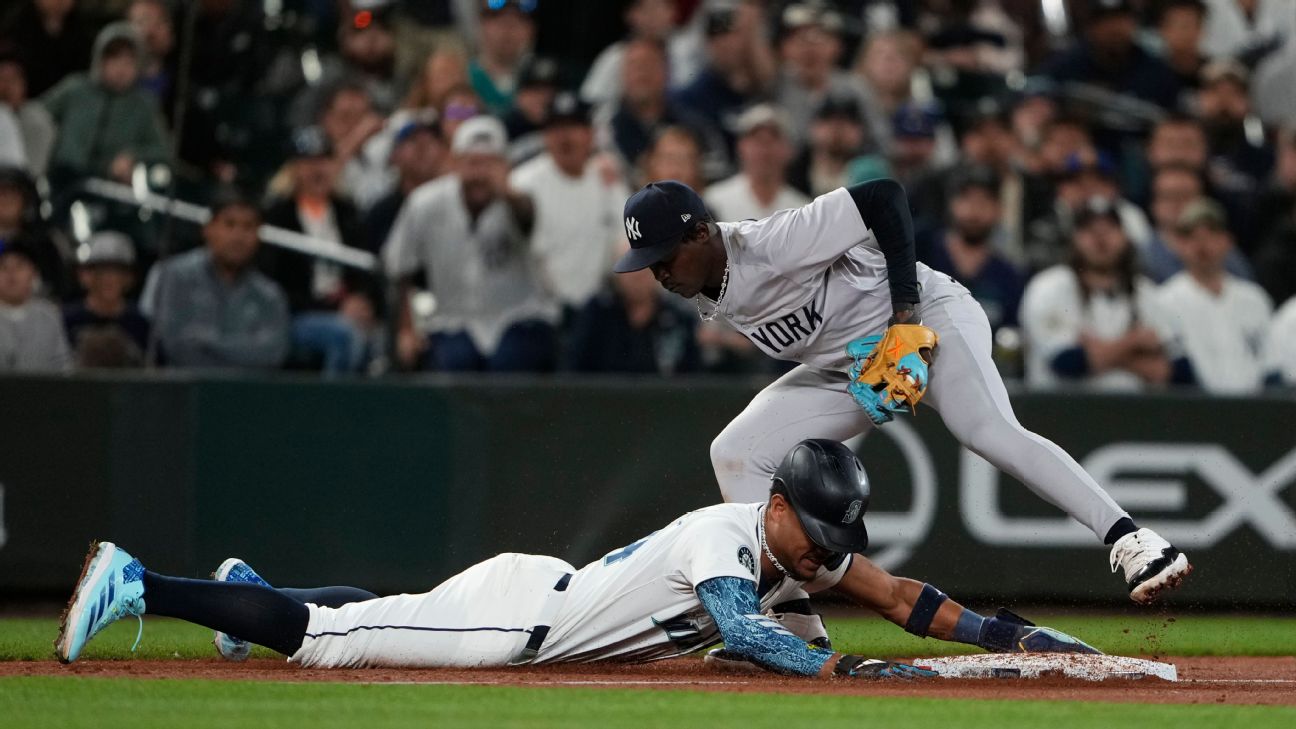 Mariners fall as flying bat, gaffe on bases kill rally vs. Yankees ...