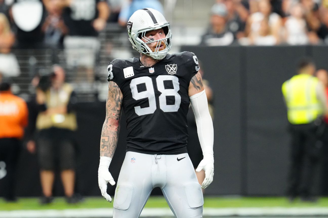Maxx Crosby - Las Vegas Raiders Defensive End - ESPN (IN)