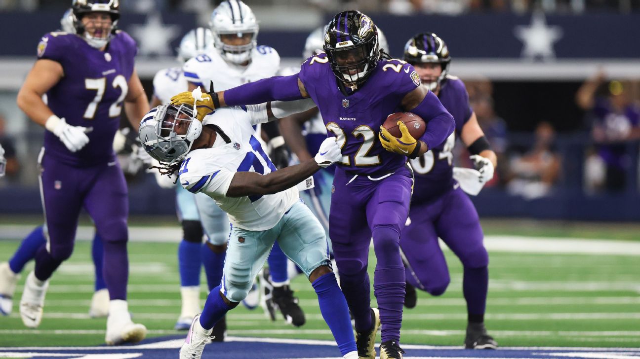 How Derrick Henry found his place in Ravens offense vs. Cowboys - ESPN