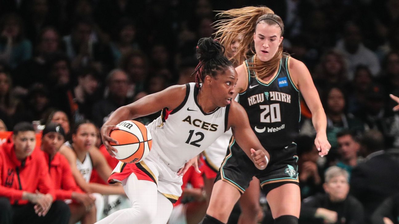 They meet again  Three keys to Liberty-Aces WNBA semifinals clash