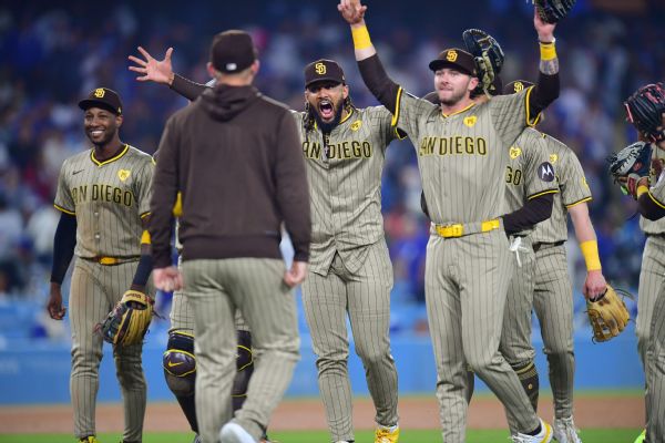 Padres celebrate  [600x400]