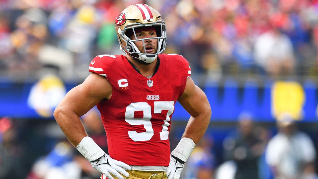 Source: NFL Fines 49ers' Nick Bosa For Wearing 'MAGA' Hat - ABC30 Fresno