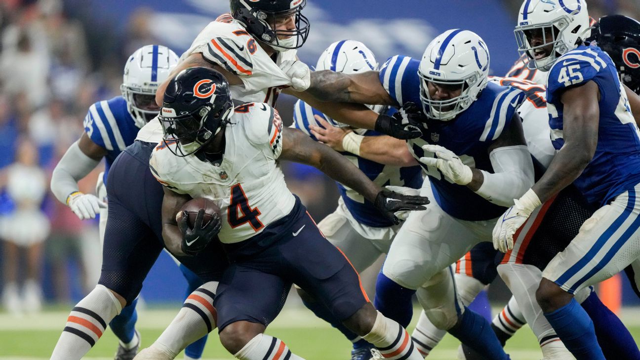 Bears looking for answers as RB D Andre Swift  OC Shane Waldron struggle