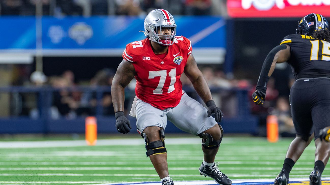 Ohio State OT Josh Simmons declares for NFL draft - ESPN