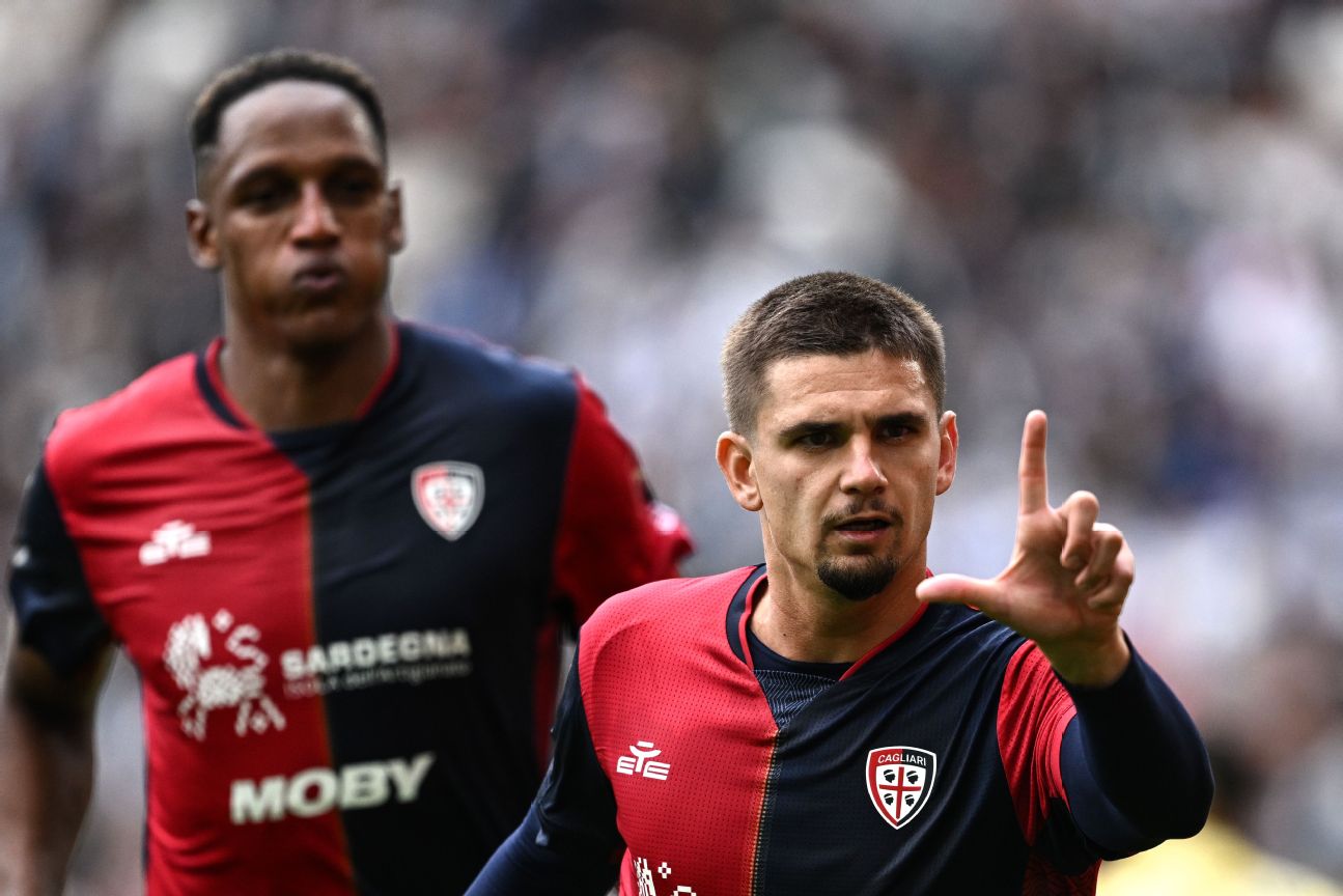 Juventus 1-1 Cagliari (Oct 6, 2024) Game Analysis - ESPN, image size:1295x864