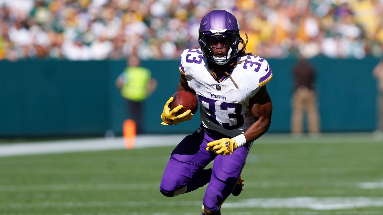 Vikings RB Aaron Jones (hamstring) active vs. Lions - ESPN