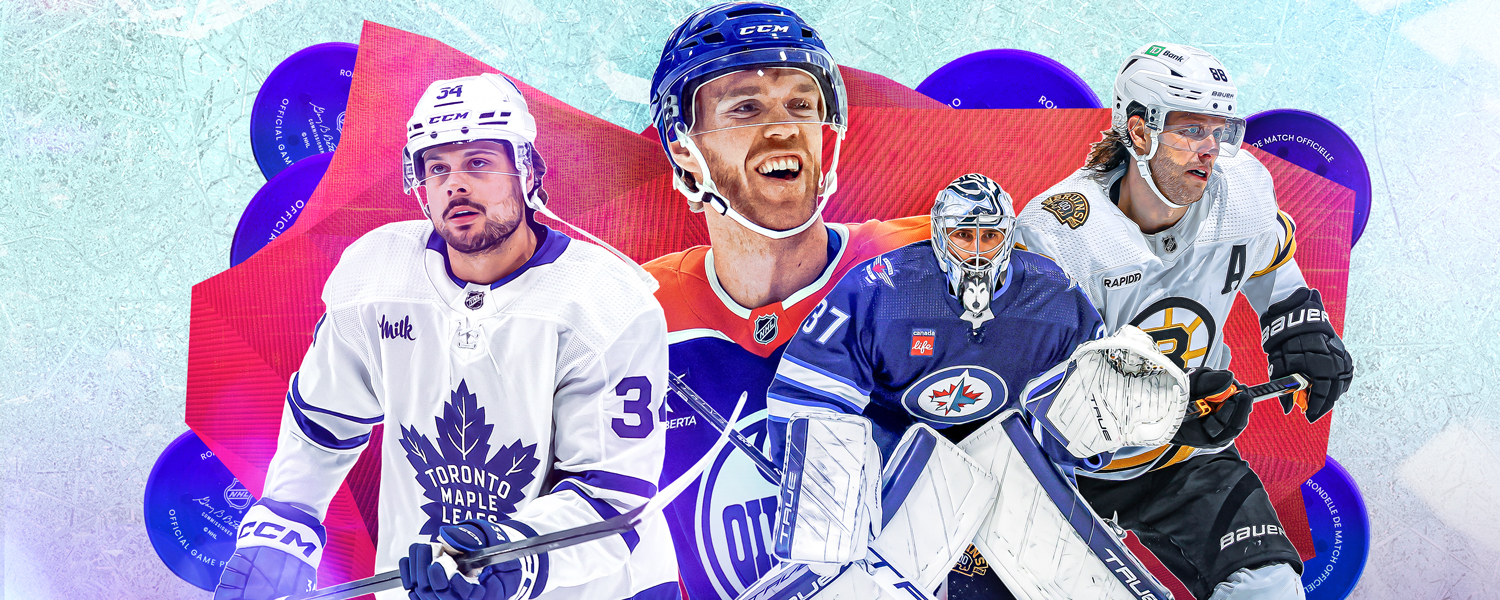 Auston Matthews, Connor McDavid, Connor Hellebuyck, David Pastrnak