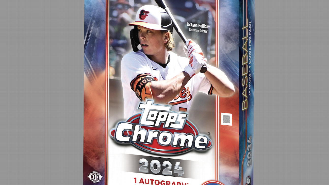 Jackson Holliday named 2024 Topps Chrome Update cover star - ESPN