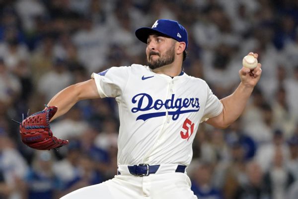 Dodgers  relief takes hit as Vesia unlikely for NLCS