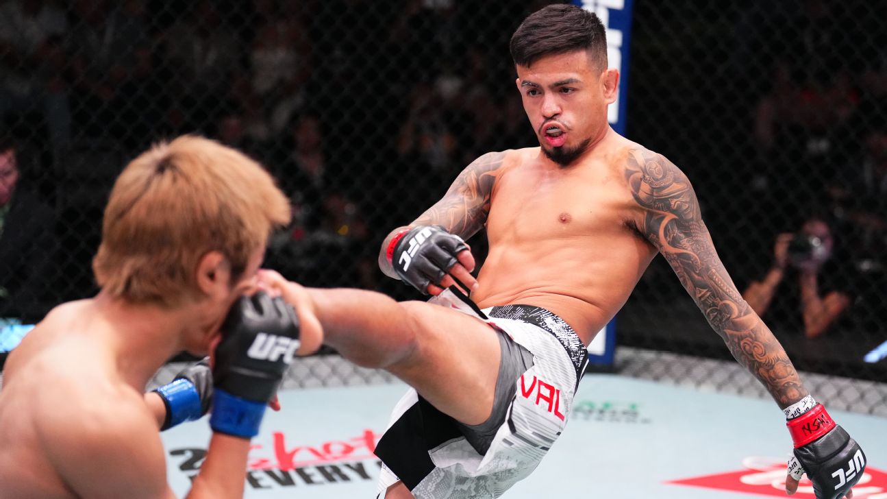 UFC Fight Night results  Brandon Royval earns split decision win over Tatsuro Taira