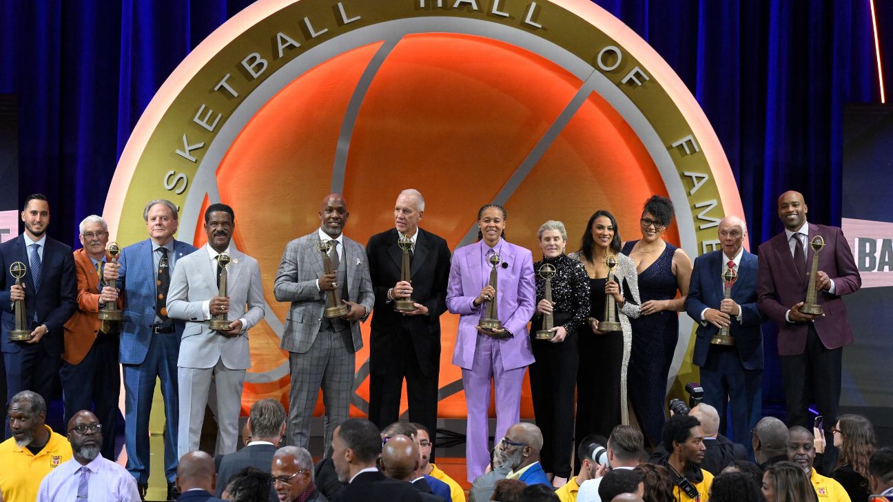 Top moments from the 2024 Basketball Hall of Fame ceremony ABC7 Los