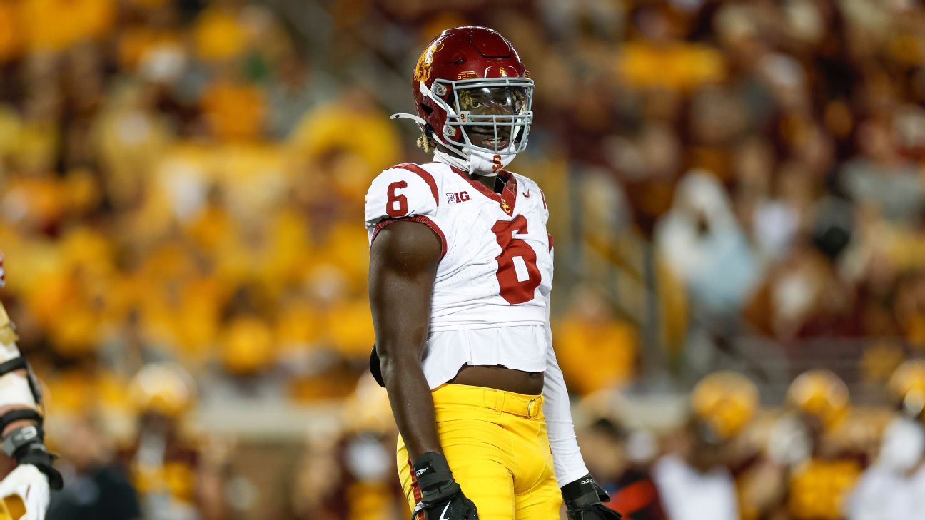 USC lose defensive end Lucas for rest of season