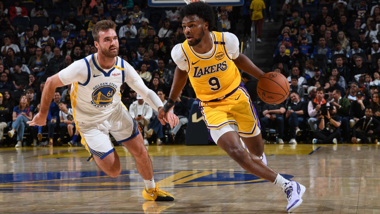 Bronny James scores 17 points in Lakers' preseason finale ABC7 San