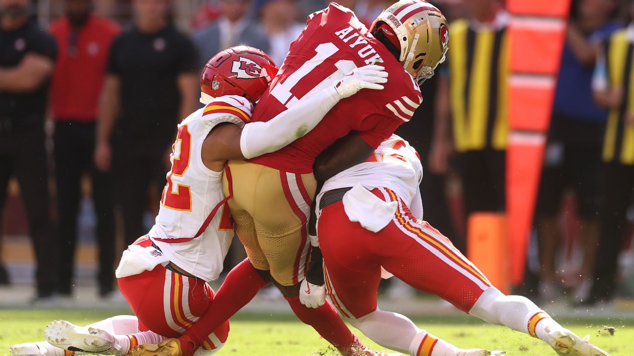 49ers lose WR Brandon Aiyuk to torn ACL, source says ABC7 San Francisco