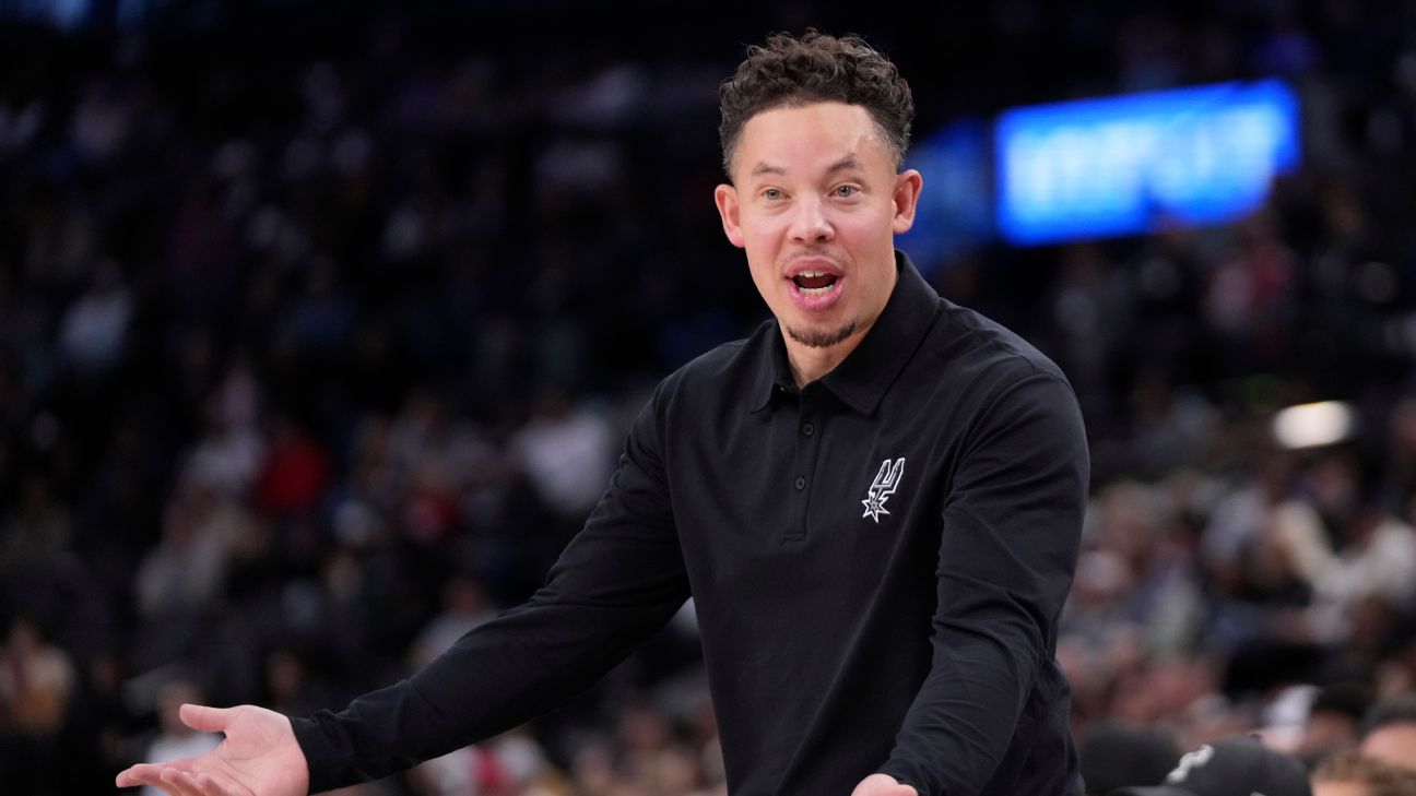 Mitch Johnson is 1-1 as interim coach of the San Antonio Spurs this season. He will coach his third game against the Houston Rockets on Wednesday.