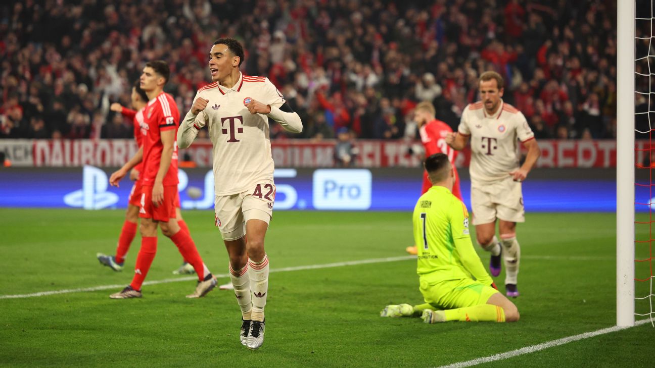 Musiala stunner sees Bayern edge St  Pauli