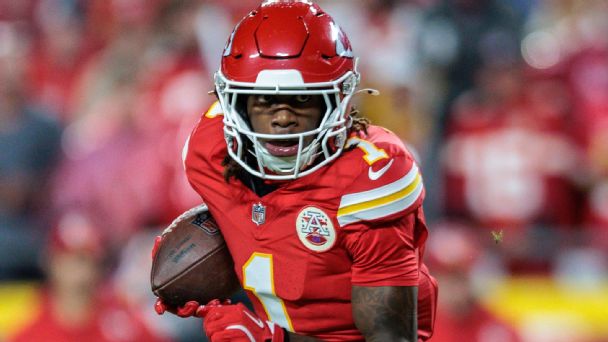 Is Chiefs WR Xavier Worthy due for a breakout second half 