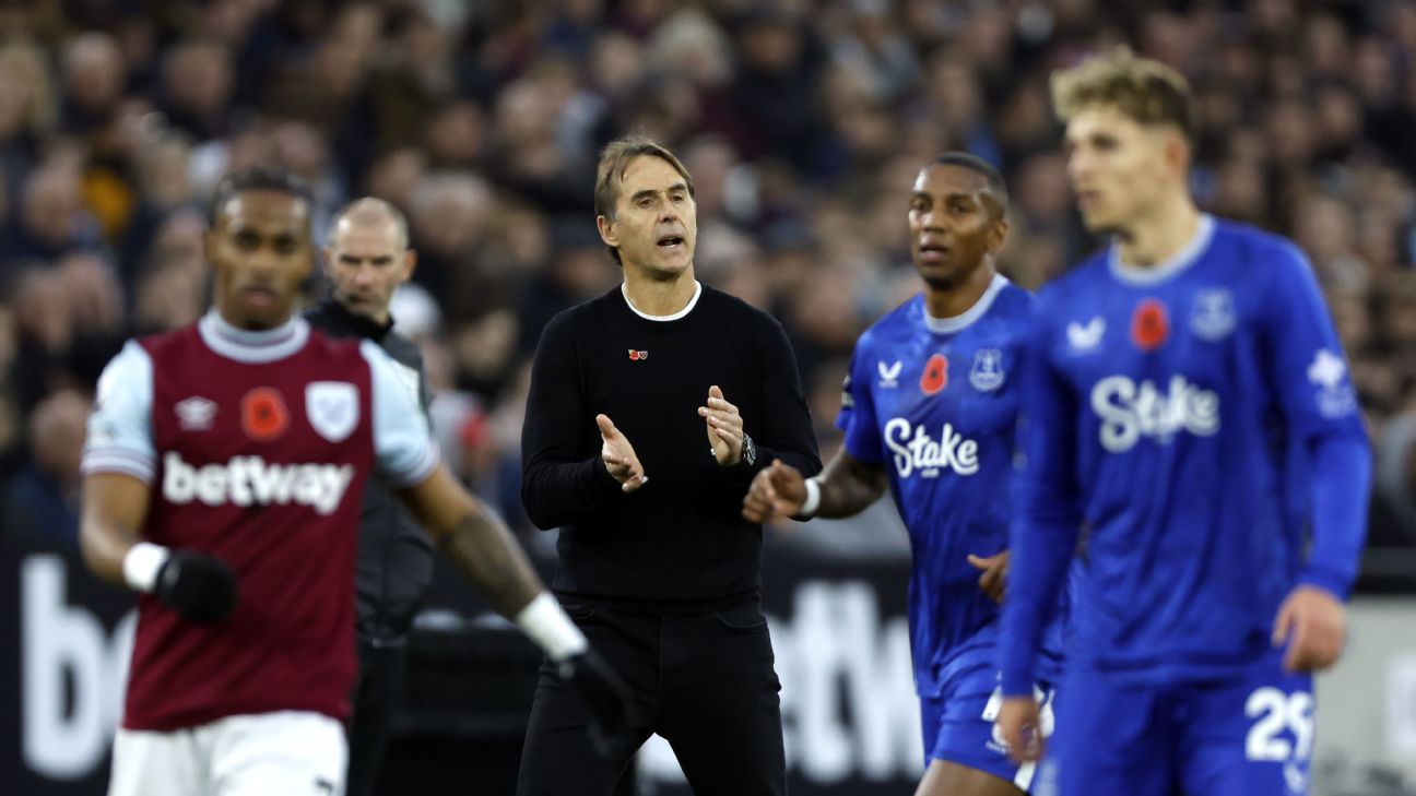 Everton grind out point at West Ham in stalemate