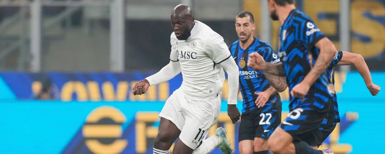 Lukaku em ação pelo Napoli