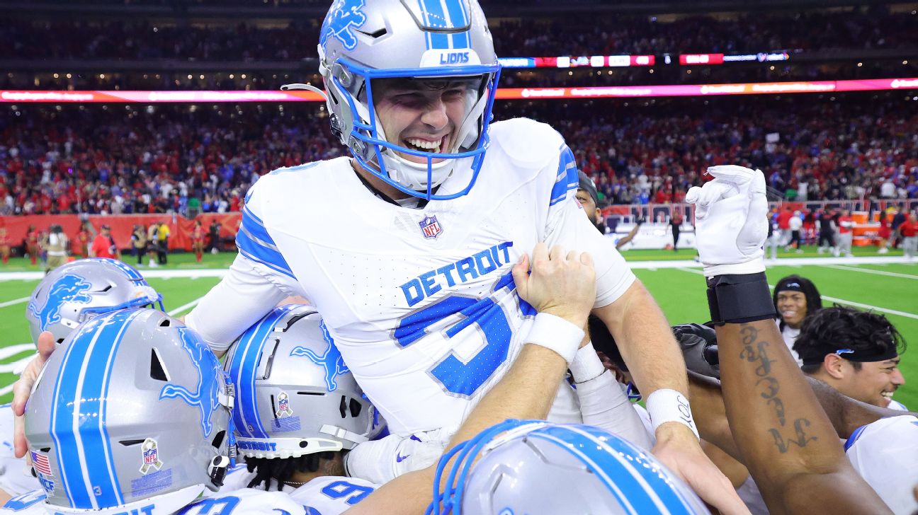 Jake Bates kicks winner as Detroit Lions improve to 81 ABC13 Houston