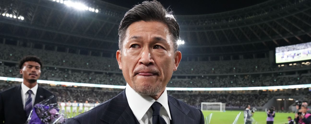 Japan legend 'King Kazu' Miura to play 40th season at age 58 - ESPN