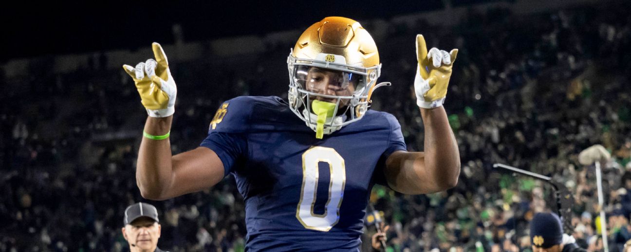 Deion Colzie - Notre Dame Fighting Irish Wide Receiver - ESPN