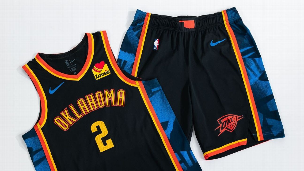 Oklahoma city thunder black jersey on sale