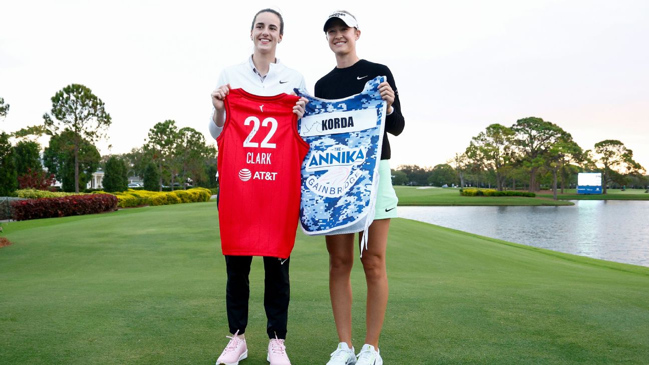 Fever's Caitlin Clark draws big crowd for LPGA pro-am - ESPN