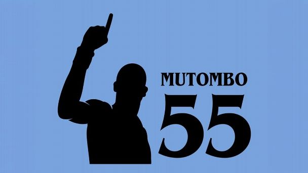 The Hawks are adding a new court decal for Monday's game as a tribute to Dikembe Mutombo, who died in September.