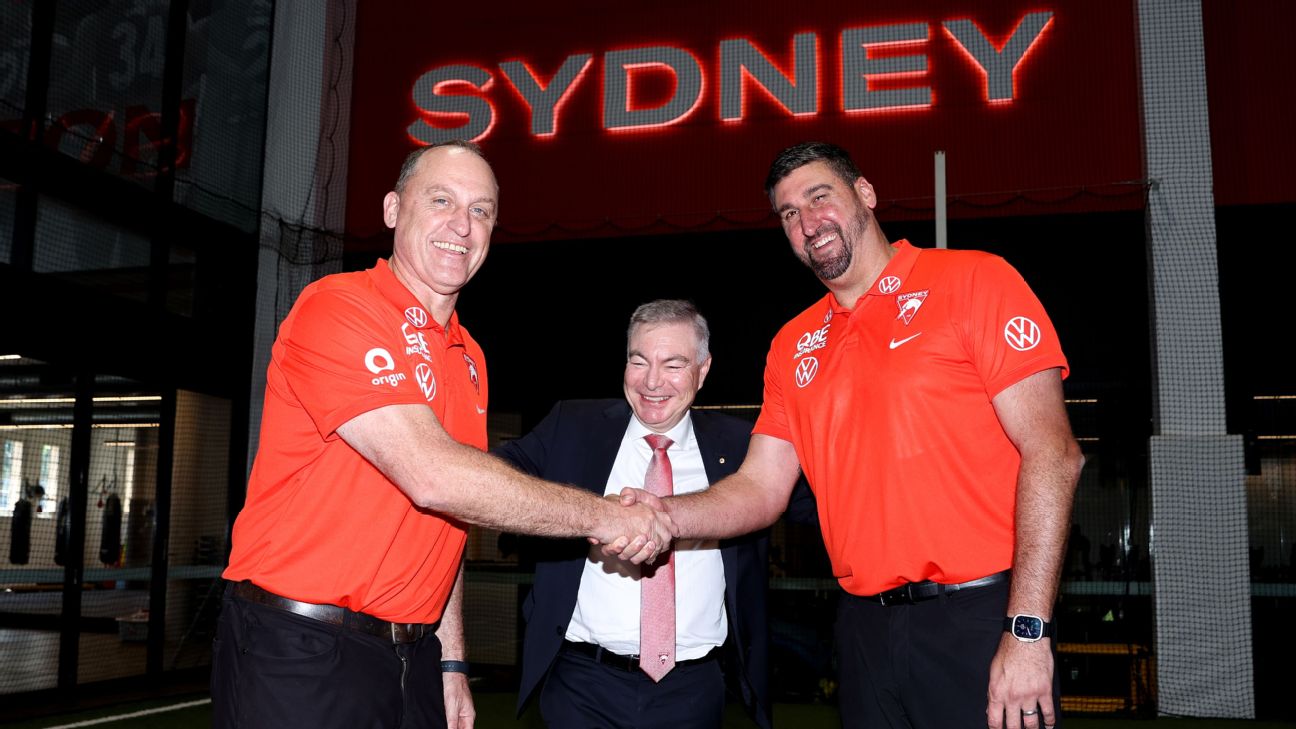 New coach Dean Cox flags only 'little tweaks' to Swans - ESPN