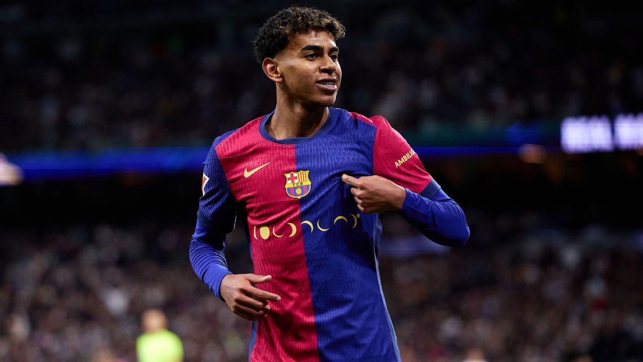 Lamine Yamal targets contract with Barcelona to 2030 - Mendes - ESPN