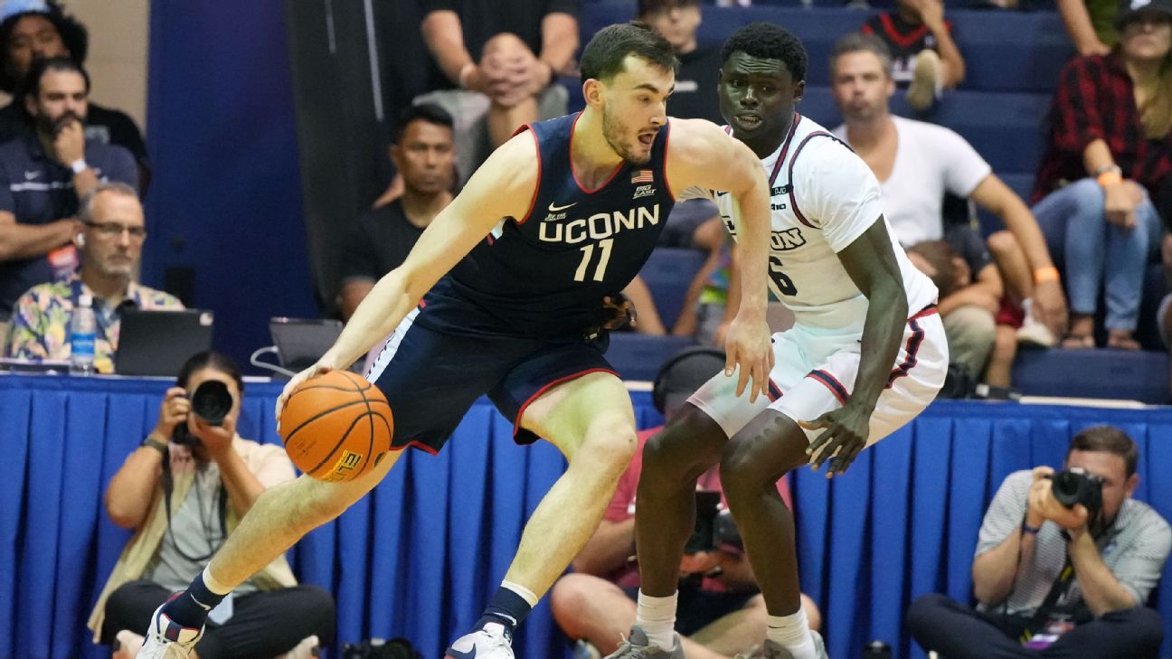 <a href="https://www.espn.com/mens-college-basketball/story/_/id/42658842/uconn-alex-karaban-taken-hospital-huskies-swept-maui" target="_blank">Karaban to hospital as UConn loses all 3 in Maui</a>
