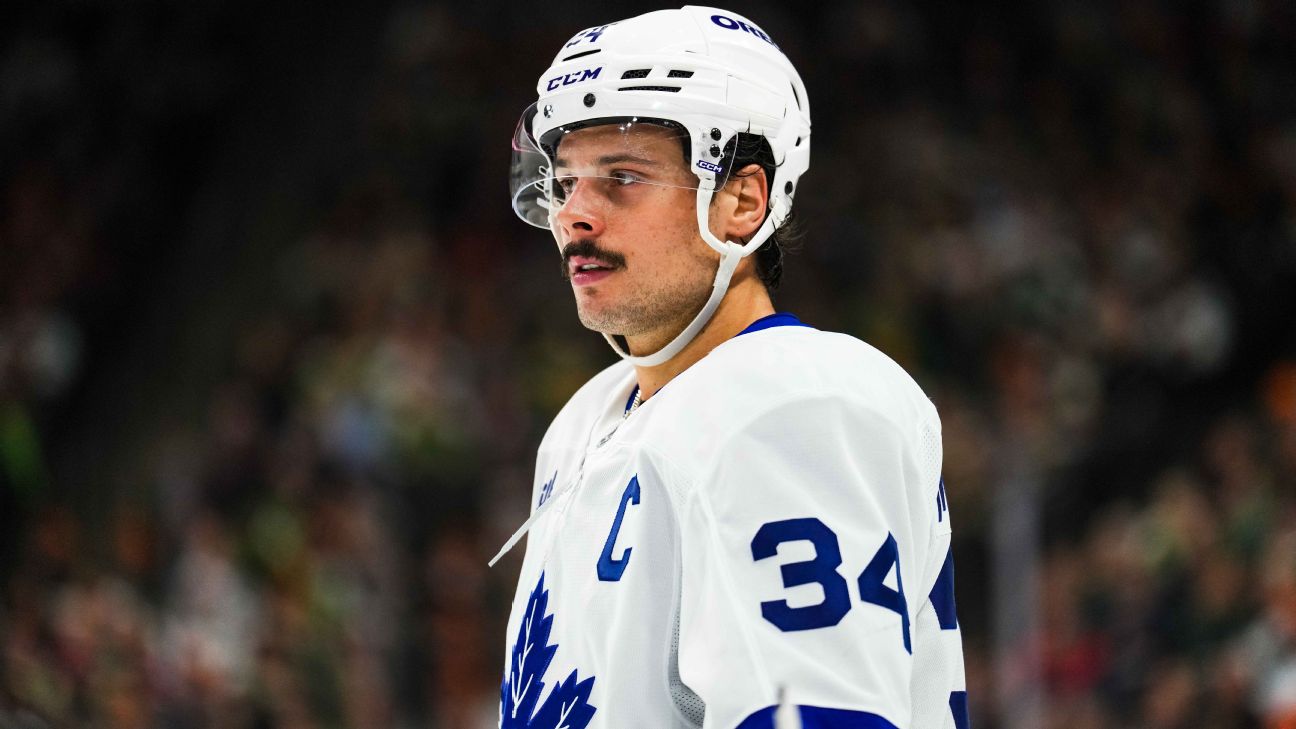 <a href="https://www.espn.com/nhl/story/_/id/42684192/toronto-maple-leafs-auston-matthews-plans-return-tampa-bay-lightning" target="_blank">Leafs’ Matthews set to return for Lightning game</a>