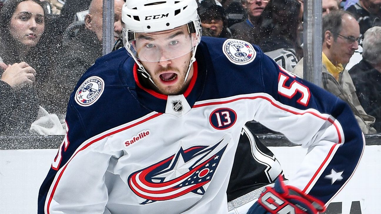 Columbus Blue Jackets deal David Jiricek to Minnesota Wild - ESPN