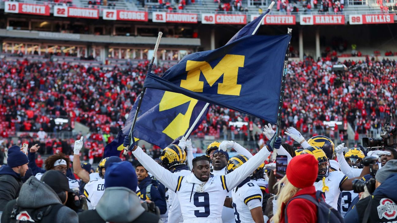<a href="https://www.espn.com/college-football/story/_/page/gamedayfinal113024/college-football-week-14-highlights-top-plays-games-takeaways-2024" target="_blank">Best of Rivalry Week: CFP chaos, flag fights and more misery for Ohio State, Miami and Clemson</a>