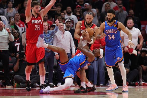 Rockets Defeat Thunder 119-116 in Key Matchup