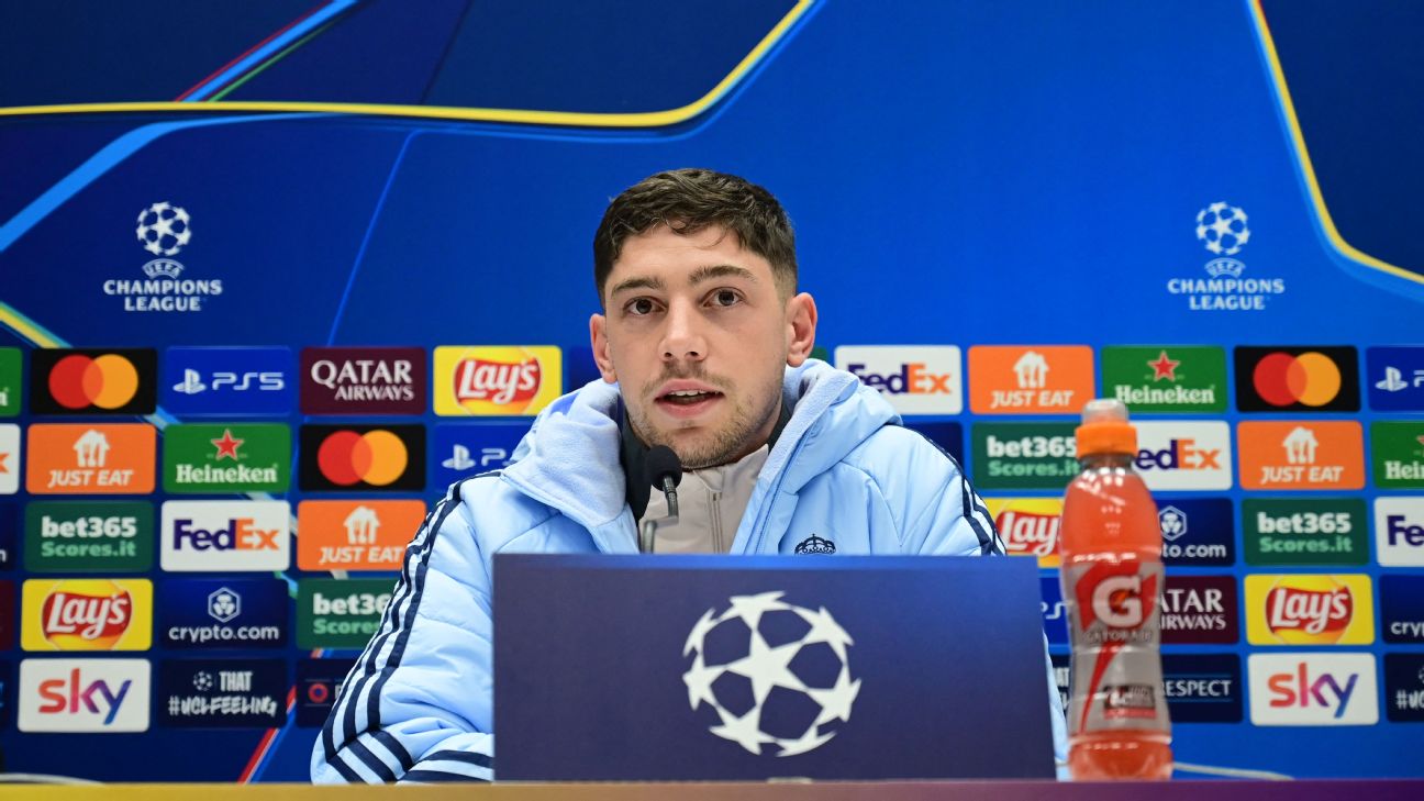 Real Madrid not used to UCL struggles - Federico Valverde - ESPN