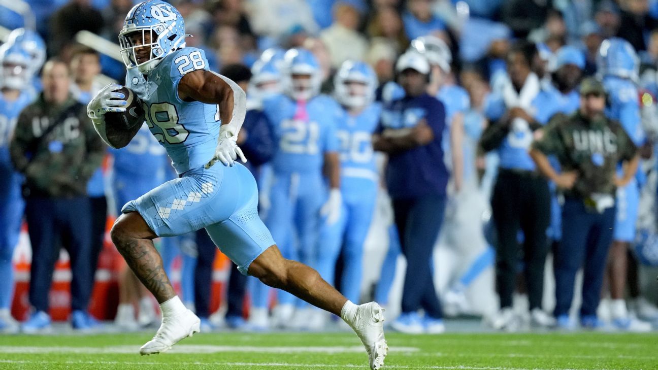 UNC RB Omarion Hampton declares for 2025 NFL draft ABC11 RaleighDurham