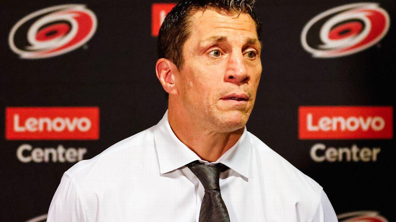 North Carolina governor honors Hurricanes' Rod Brind'Amour