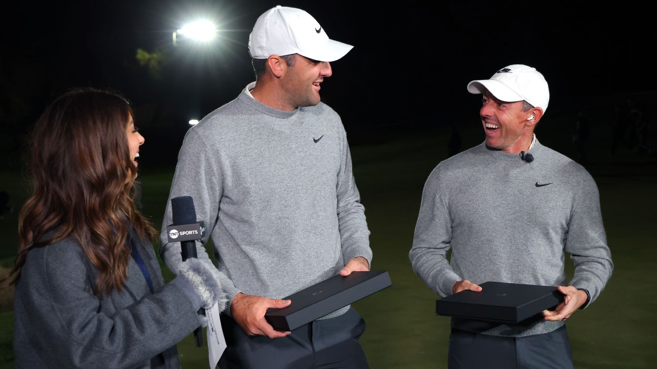 Scheffler, McIlroy win PGA-LIV match over Koepka, DeChambeau - ESPN