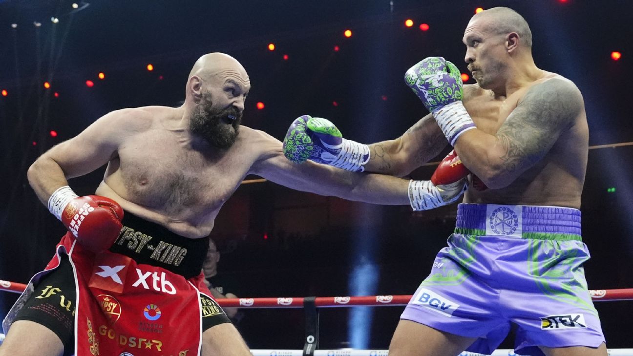 Tyson Fury vs. Oleksandr Usyk Trilogy Set for April 2026 at Wembley Stadium