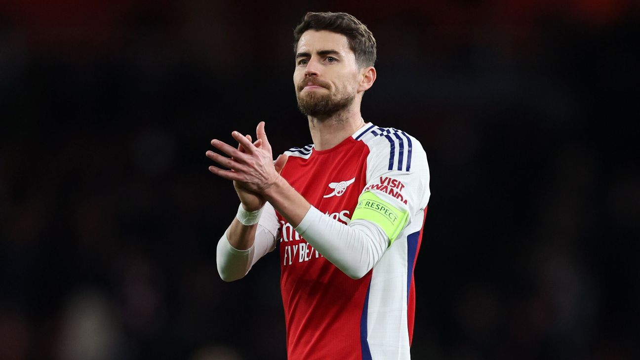 Arsenal's Jorginho on club spirit: Can't be unhappy here - ESPN